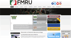 Desktop Screenshot of mexrugby.com